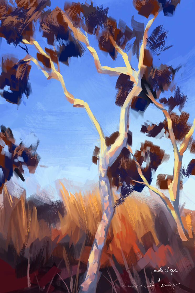 Tree shade study